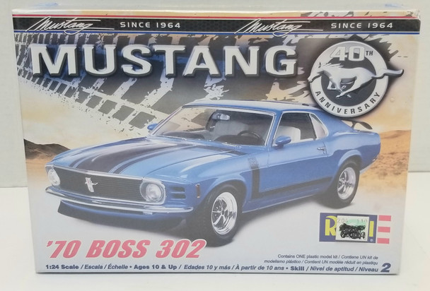 OakridgeStores.com | RESALE SHOP - Revell Mustang 40th Ann. '70 Boss 302 1/24 #85-2841 - BREV-85-2841-NS8066