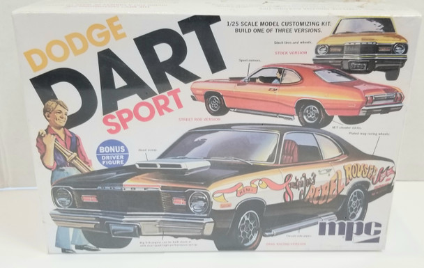 OakridgeStores.com | RESALE SHOP - MPC DODGE DART SPORT Kit #MPC798/12 1:25 Build 1 of 3 Versions w/ Driver - BREV-MPC79812-NS7981 CNSG849398001981