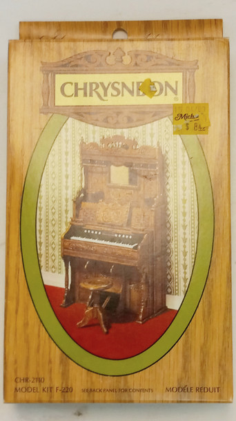 OakridgeStores.com | RESALE SHOP - Chrysnbon 1" Scale Parlor Pump Organ Furniture Kit #2110 - DARU-CHR-2110-NOB7598