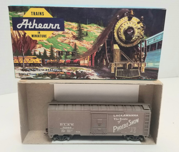 OakridgeStores.com | RESALE SHOP - Athearn #5008 40' box DL&W Lackawanna Rte of Phobe Snow HO Scale - RILO-5008-NOB8332