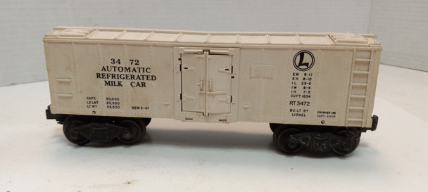 OakridgeStores.com | RESALE SHOP - Lionel Automatic Refrigerated Milk Car #3472 - SCTO-3472-NOB7664