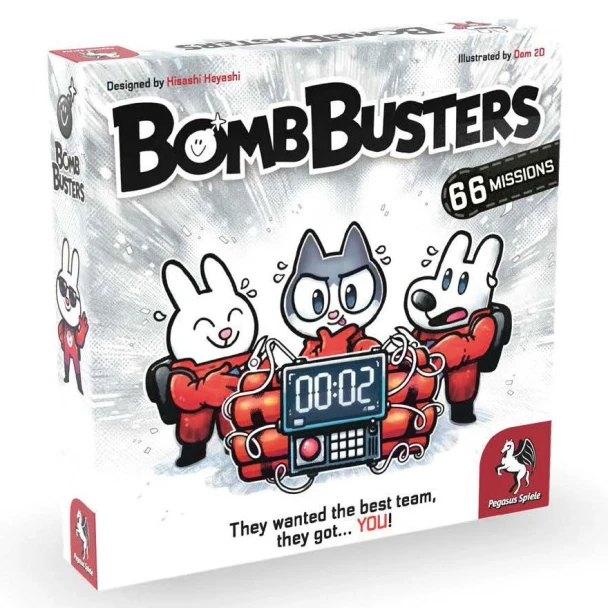 OakridgeStores.com | Pegasus Spiele - Bomb Busters - Cooperative Deduction Board Game - 51280 4250231739545