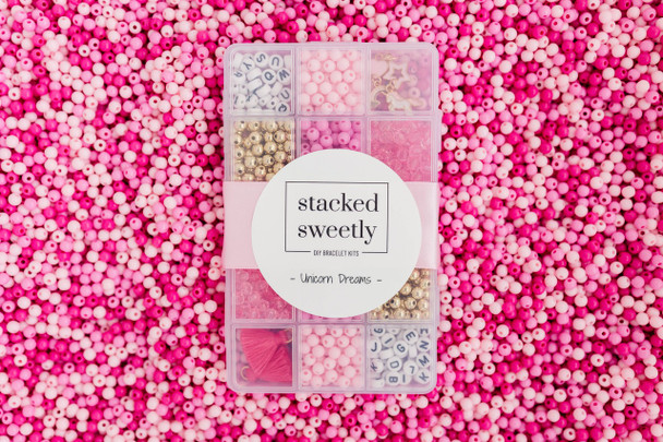 OakridgeStores.com | Stacked Sweetly - Unicorn Dreams - DIY Stretchy Bracelet Craft Kit - KTF001