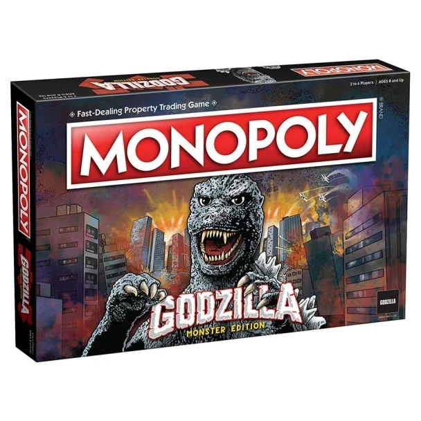 OakridgeStores.com | USAOPOLY - Monopoly: Godzilla - Licensed Family Board Game - MN133710 700304153548