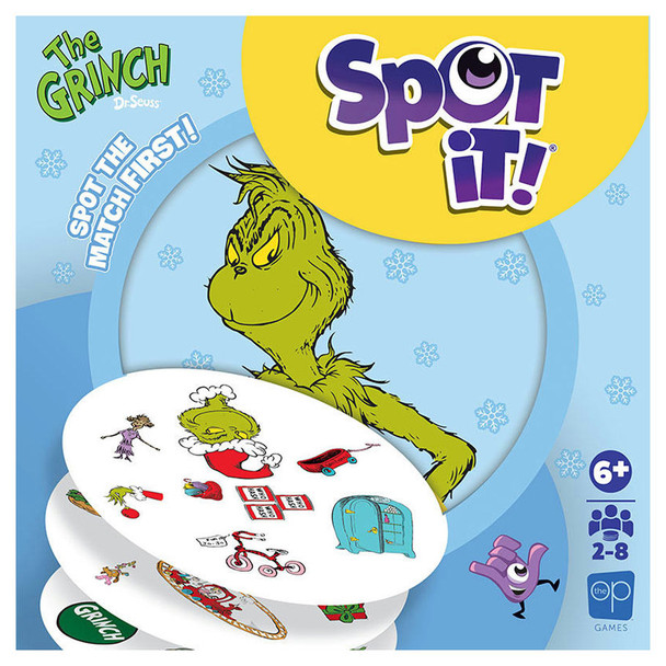 OakridgeStores.com | USAOPOLY - Spot It: The Grinch - Fast-Matching Card Game for Ages 4+ - SI154779 700304160393