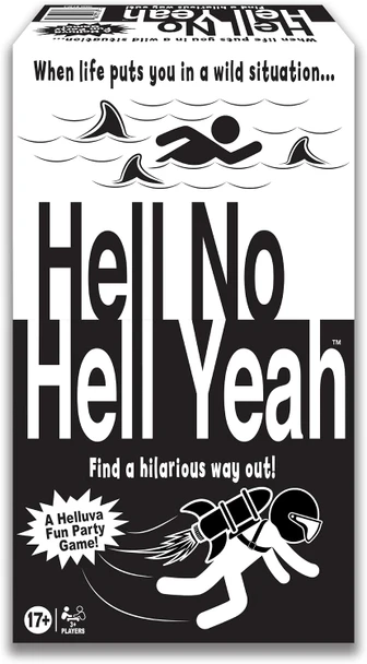 OakridgeStores.com | Winning Moves Games - Hell No, Hell Yeah - Outrageous Adult Party Card Game for Ages 18+ - 1263 714043012639