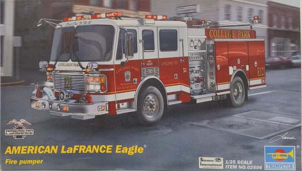 OakridgeStores.com | RESALE SHOP - Trumpeter 1:25 American LaFrance Eagle Fire Pumper Plastic Model Kit #02506 - BREV-02506-NOB8548 CNSG6922803625065