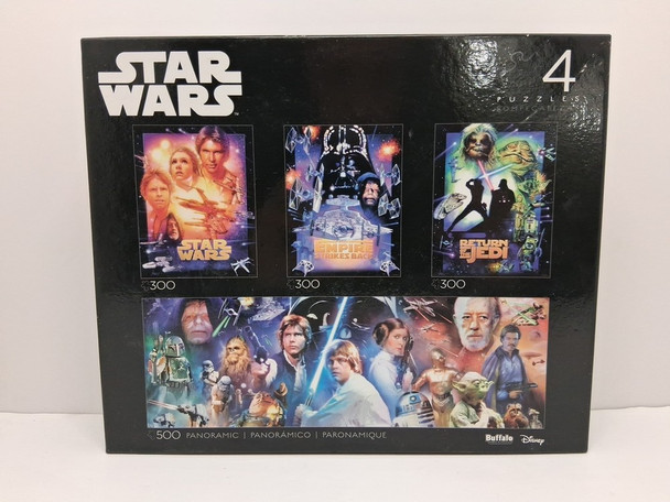 OakridgeStores.com | RESALE SHOP - Buffalo Games 4-in-1 Star Wars Multipack Puzzle Collector's Edition Pieces - BREV-09250-NS8474 CNSG079346093212