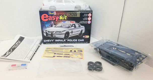 OakridgeStores.com | RESALE SHOP - Revell Easy Kit Chevy Impala Police Car 1/25 #85-1928 - BREV-85-1928-NOB8467