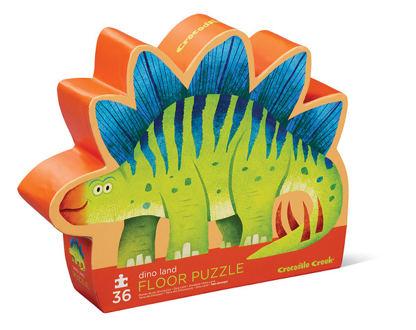 OakridgeStores.com | Crocodile Creek - "Dino Land" - Floor Puzzle for Kids - 36 Piece Puzzle - 40784S 732396407841
