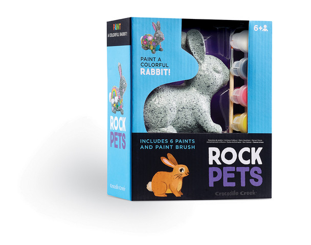 OakridgeStores.com | Crocodile Creek - Rock Pets Little Rabbit - Rock Pet Painting Kit - 75653 732396756536