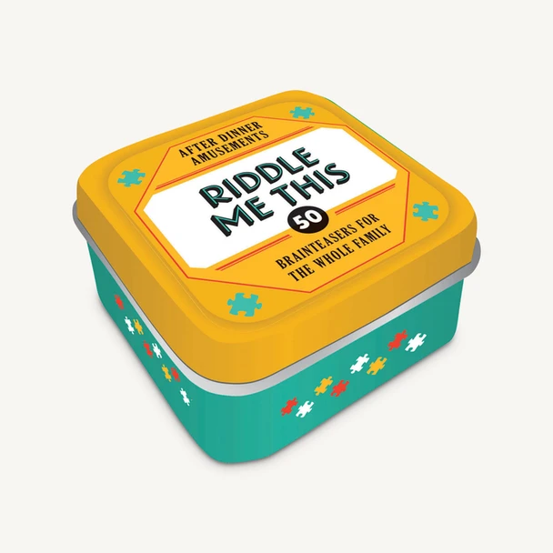 OakridgeStores.com | CHRONICLE BOOKS - After Dinner Amusements: Riddle Me This - Brainteaser Card Game - CB9781452178257 9781452178257