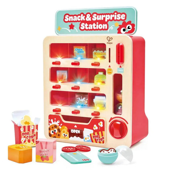 OakridgeStores.com | Hape - Fantastic Vending Machine - Interactive Pretend Play Set for Ages 3+ - E3238 6943478058965