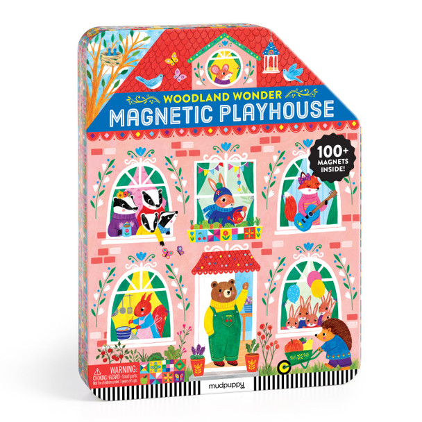OakridgeStores.com | Chronicle Books - Mudpuppy Woodland Wonder Magnetic Playhouse - Imaginative Magnetic Play Set - 90096 9780735390096