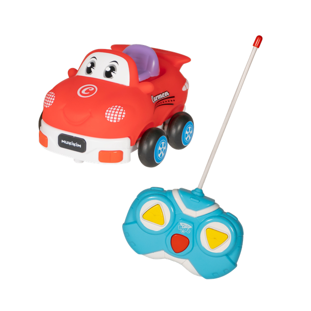 OakridgeStores.com | Mukikim - My Lil Ride - Carmen the Car - Beginner RC Car for Toddlers w/ 27MHz Two-Button Remote - 815-2 040232447853