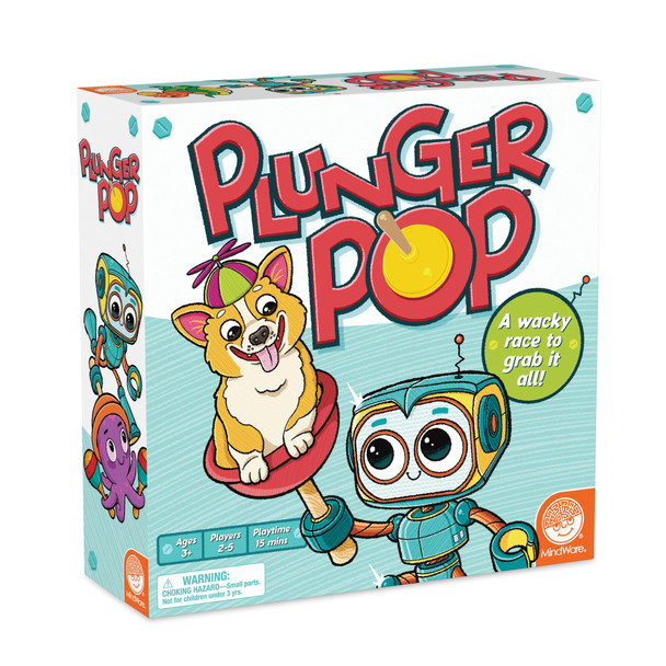 OakridgeStores.com | MindWare - Matching Card Game for Toddlers Plunger Pop - Fast Matching Card Game for Ages 3+ - 14595973 197640547955