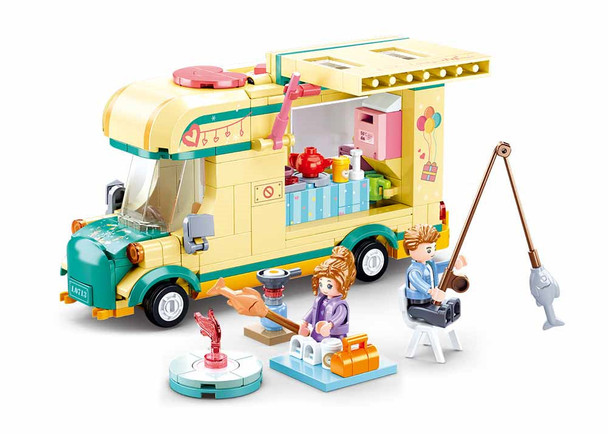 OakridgeStores.com | Sluban - M38-B0960 Camper Van - Building Brick Set for Ages 6+, 314 pcs, 2 Mini Figures - M38-B0960 6938242958206