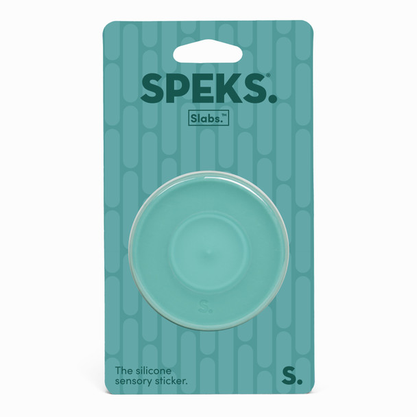 OakridgeStores.com | Speks - Slabs Silicone Sensory Sticker - Path Texture, Adhesive Fidget Patch for Devices - SLABSCIRCLEPATHGREEN 810203790420