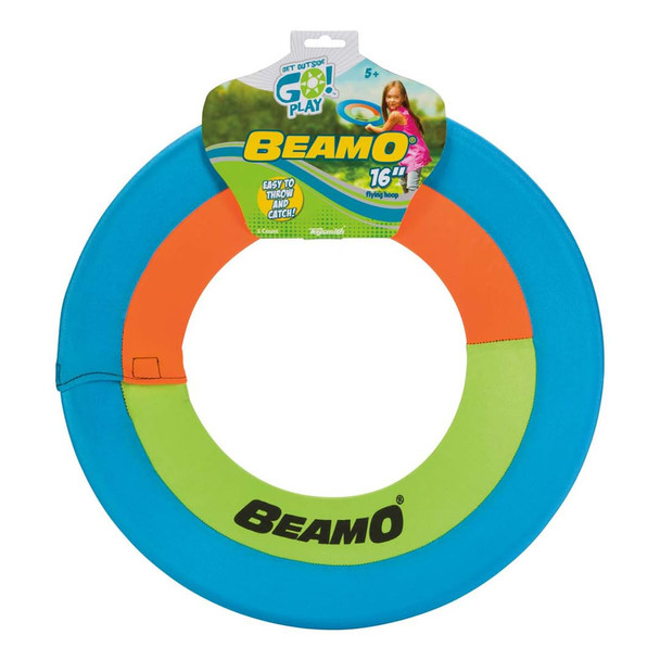 OakridgeStores.com | Toysmith - Mini Beamo 16 in Flying Hoop - Soft-Catch Outdoor Flying Disc for Ages 5+ - 6134 085761180758