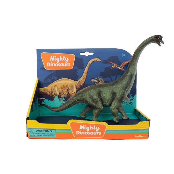 OakridgeStores.com | Toysmith - 10 inch Mighty Dinosaurs - Large Dinosaur Figure Toys for Imaginative Play, 6 Styles - 6590 085761318489