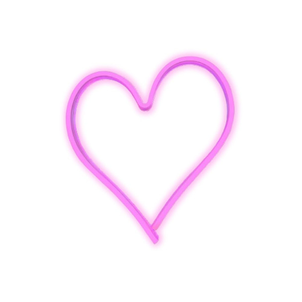 OakridgeStores.com | Incredible USA - Heart - 13 x 12.5 x 0.8 in LED Neon Light Sign, USB Powered, Adhesive Hooks Included - TOY33069USA 834249003696