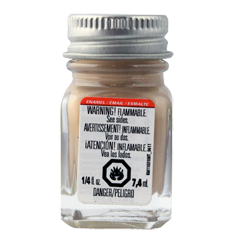 TESTORS - 1167 Flat Tan 1/4 oz. Enamel Paint 075611116709