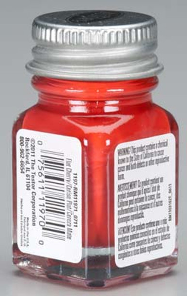 TESTORS - 1197 Cherry 1/4 oz. Enamel Paint 075611119700