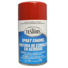 TESTORS - Dark Red Paint 3 Oz. Spray Can (1204) 075611120409