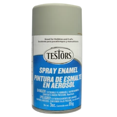 TESTORS - Flat Dk. Aircraft Gray Paint 3 Oz. Spray Can (1226) 075611122601