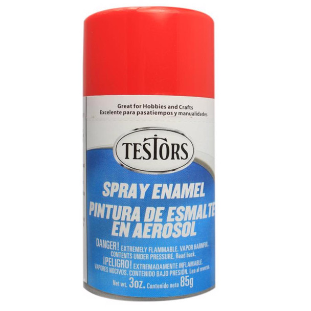TESTORS - Bright Red Paint 3 Oz. Spray Can (1231) 075611123103