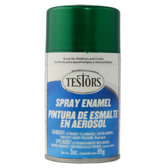 TESTORS - Green Metal Flake Paint 3 Oz. Spray Can (1630) 075611163000
