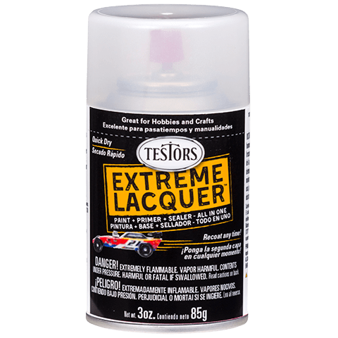 TESTORS - 1833MT Lacquer Spray White Lightning 3 oz. Paint 0075611183305