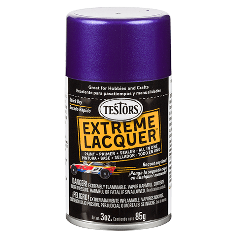 TESTORS - 1842MT Lacquer Spray Purple Licious 3 oz. Paint 0075611184203