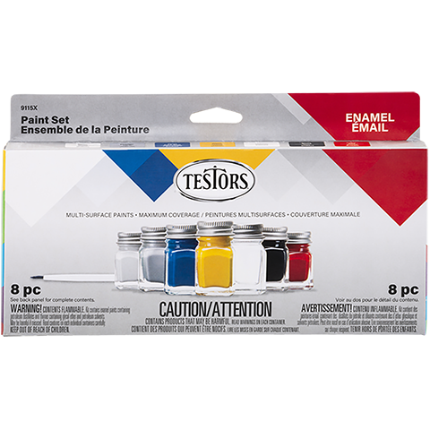 TESTORS - 9115X Hobby Enamel Paint Set 075611911502