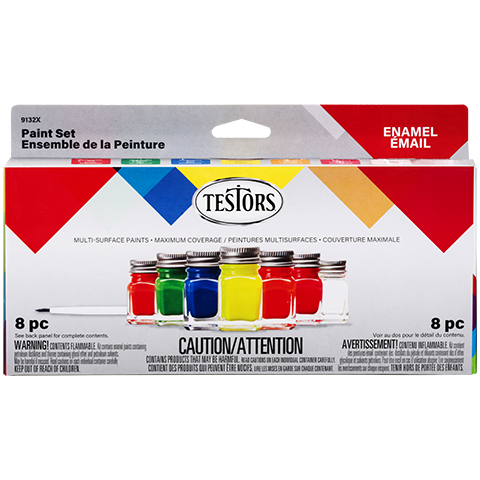TESTORS - 9132X Fluorescent Enamel Paint Kit 075611913209