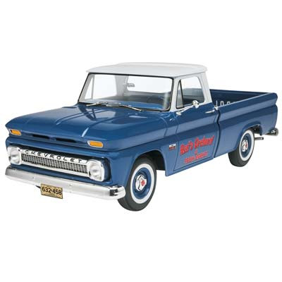 REVELL - 1/25 Scale '66 Chevy Fleetside Plastic Model Kit 7225 031445072253