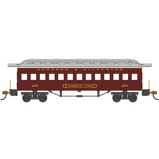 BACHMANN - HO Scale 1860-1880 Coach Train Car Durango & Silverton #270 (13409) 022899134093