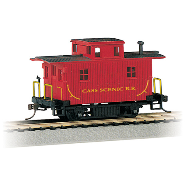 BACHMANN - HO Bobber Caboose Cass Scenic - Freight Car Rolling Stock (HO Scale) (18445) 022899184456