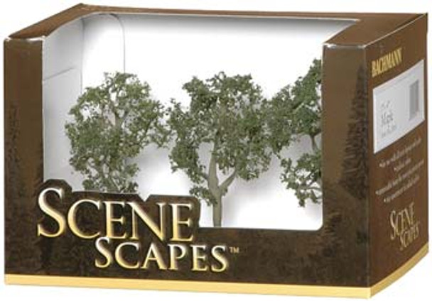 BACHMANN - Scenescapes Maple Trees 3-4 (3) - Train Set Scenery (All Scales) (32011) 022899320113