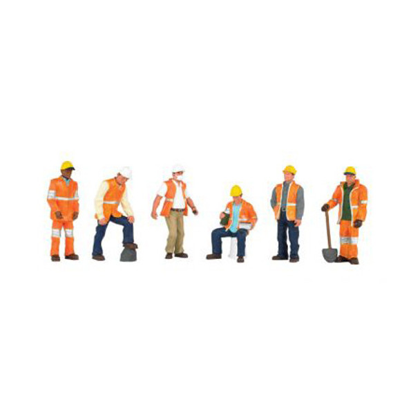 BACHMANN - O Maintenance Workers (6) - Train Figures (O Scale) (33156) 022899331560