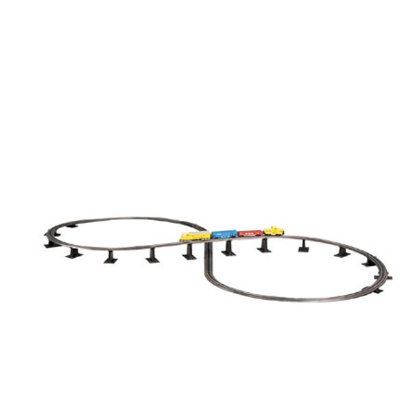 BACHMANN - HO Scale Steel EZ Track (Black) Over/Under Figure 8 Track Pack (44475) 022899444758