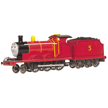 BACHMANN - HO James the Red Engine with Moving Eyes Locomotive Engine (58743) 022899587431