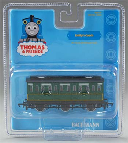 BACHMANN - HO Emily's Coach - Passenger Train Car Rolling Stock (HO Scale) (76042) 022899760421