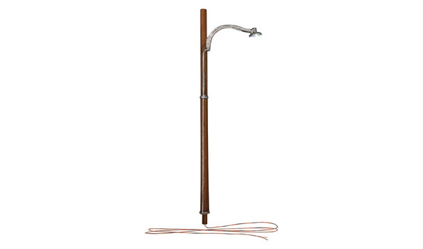 WOODLAND SCENICS - N Scale Street Lights Wooden Pole LED (3) (JP5638) 724771056386