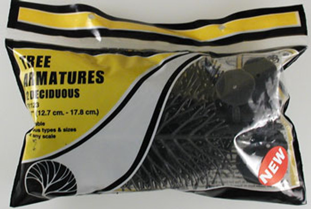 WOODLAND SCENICS - Deciduous Tree Armatures 5-7 (12) - Train Set Scenery (All Scales) (TR1123) 724771011231