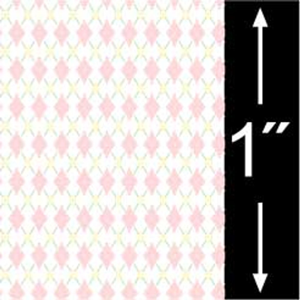 BRODNAX PRINTS - Quarter Inch Scale (1/4" Scale) Dollhouse Miniature - Wallpaper: Floral Trellis Rose - PACK OF 3 SHEETS (BPQOR101R)