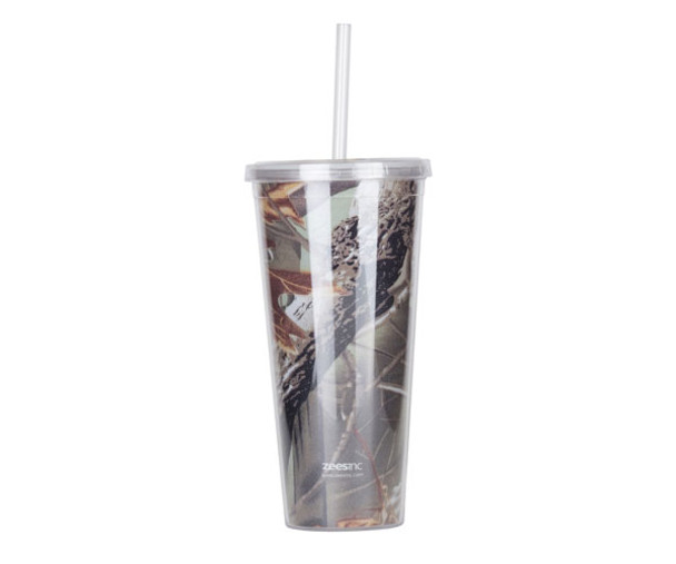 ZEE'S CREATIONS - Thirzt 2 Go Tumbler W/ Lid & Straw - Forest Camo (AC3017) 817441014882