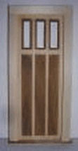 ALESSIO - 1" Scale Prairie Door Dollhouse Miniature (2300)