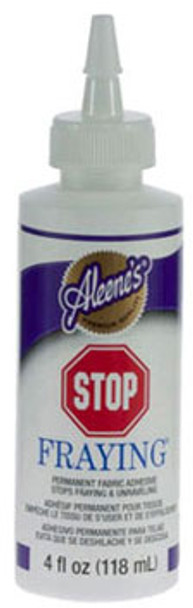 ALEENES GLUE - Stop Fray Fabric Glue 4 Ounce (262) 017754156297