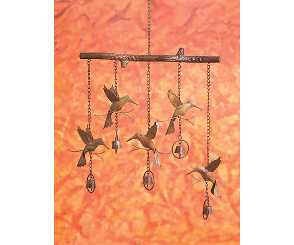 Hummingbird Flamed Wind Chime - Thumbnail 3